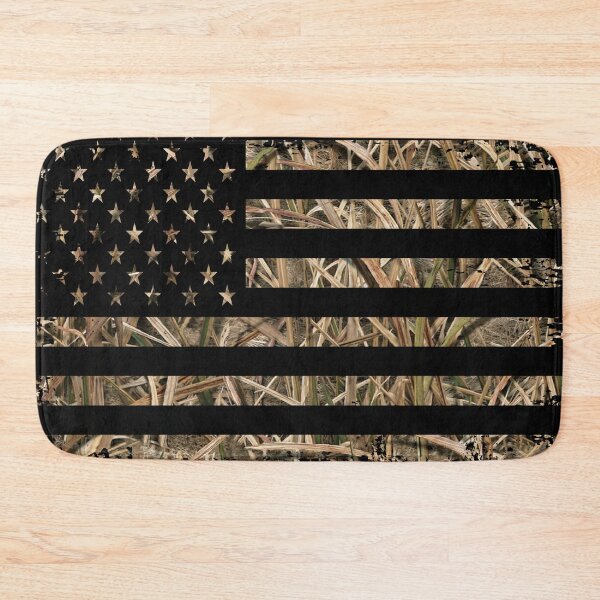 Item preview, Grassland Camo Grunge American Flag designed and sold by artistwill.