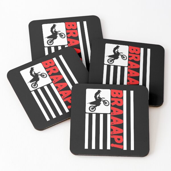 Item preview, Bandera americana Braaap Dirt Bike designed and sold by NoSpecialShop.