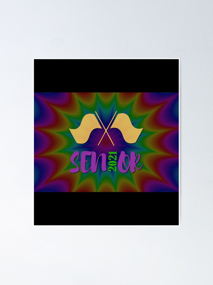 marching band  class of 2021  senior  color guard  flag sticker marching band  class of 2021  senior  color guard  flag sticker