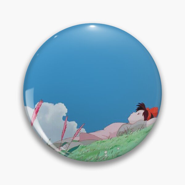 Artikelvorschau, Retro-Anime-Mädchen im Feld liegend entworfen und verkauft von Mia C.