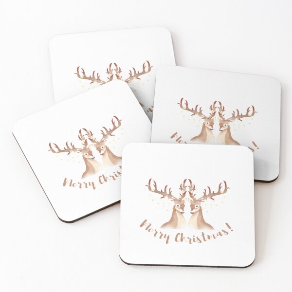 Item preview, Merry Christmas Stags designed and sold by SagesZ.