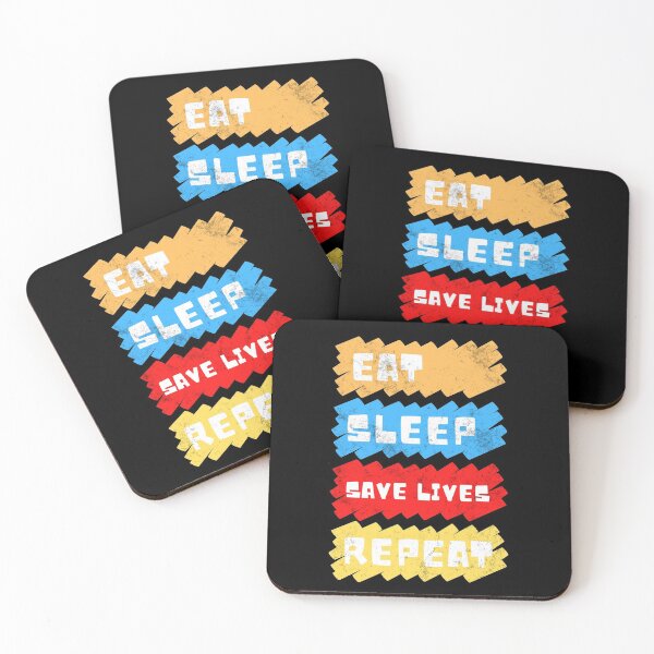 Item preview, Eat sleep save lives repeat, keep calm and save lives, nurse,  designed and sold by oufa.