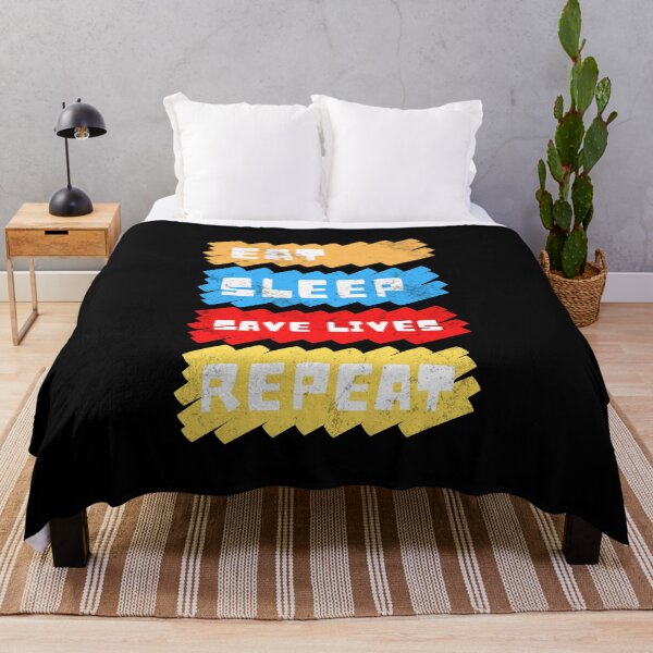 Item preview, Eat sleep save lives repeat, keep calm and save lives, nurse, designed and sold by oufa.