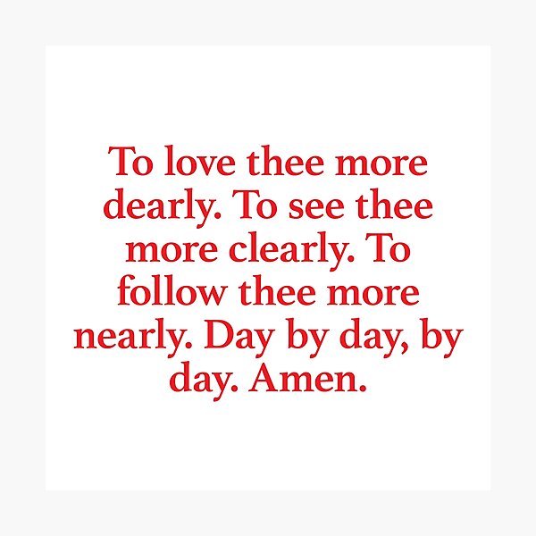 Meet The Parents - Prayer Quote Photographic Print