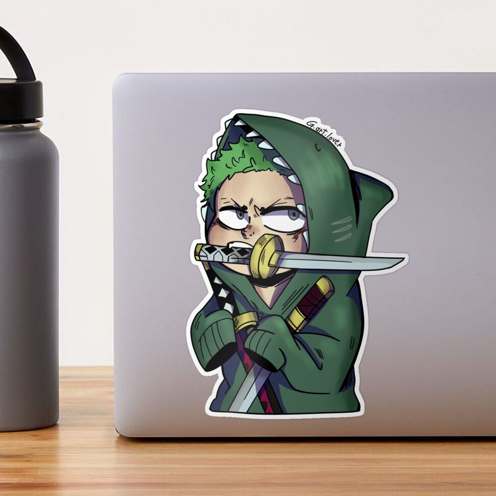 one piece sleeping zoro Sticker for Sale by mayvsantillan