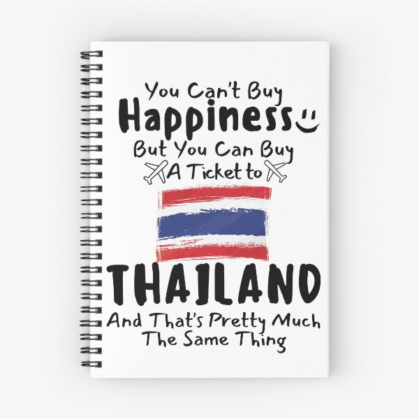 Item preview, You Can't Buy A Happiness But You Can Buy A Ticket To Thailand T-Shirt, Travel, Dream Destination, Flag Shirt  designed and sold by world-of-things.