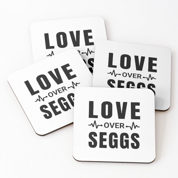 Item preview, Love over seggs, love is more important than seggs - Seggs Quotes designed and sold by Delandor.