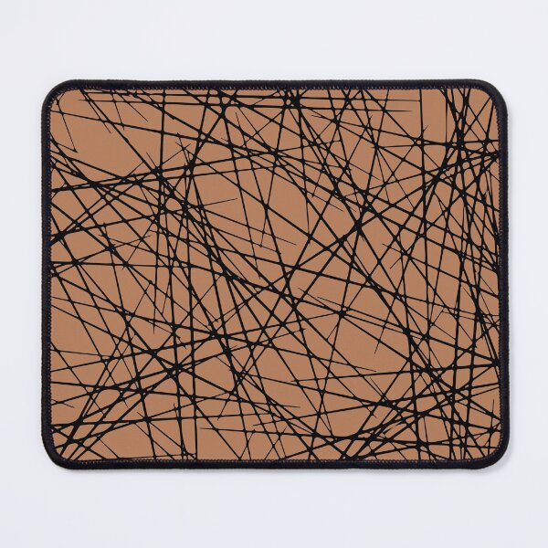Item preview, Black and Clay Brown Criss Cross Line Pattern Pairs Diamond Vogel 2022 Popular Colour Semolina 1011 designed and sold by ColorOfTheYears.