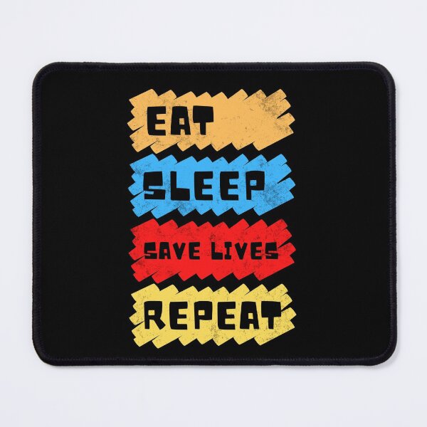 Item preview, Eat sleep save lives repeat, keep calm and save lives, nurse,  designed and sold by oufa.