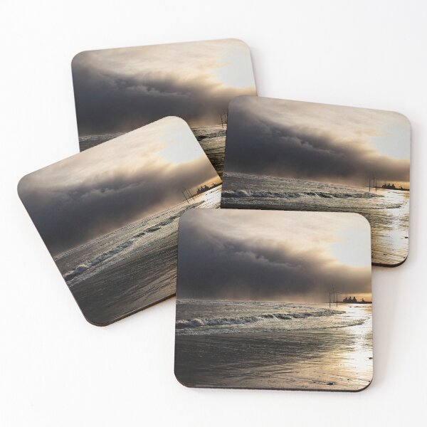 Item preview, Storm Clouds on Cambois Beach designed and sold by Violaman.