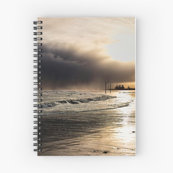 Item preview, Storm Clouds on Cambois Beach designed and sold by Violaman.