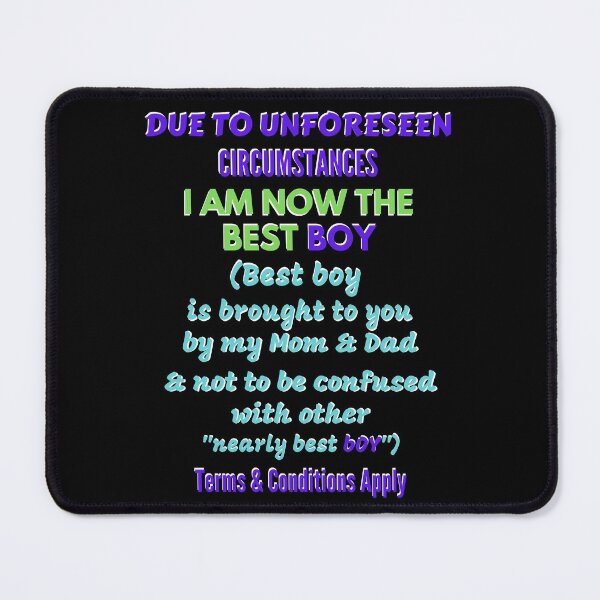 Item preview, Due To Unforeseen Circumstances I Am Sober Best Boy designed and sold by OliDesigns.