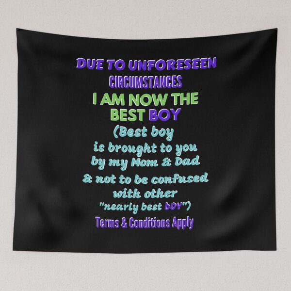 Item preview, Due To Unforeseen Circumstances I Am Sober Best Boy designed and sold by OliDesigns.