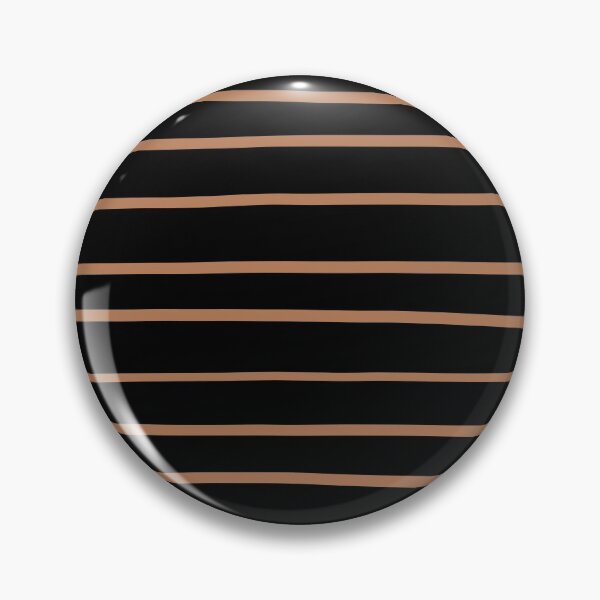 Item preview, Black and Clay Brown Horizontal Line Pattern Pairs Diamond Vogel 2022 Popular Colour Semolina 1011 designed and sold by ColorOfTheYears.