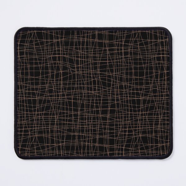 Item preview, Black and Clay Brown Mosaic Grid Pattern Pairs Diamond Vogel 2022 Popular Colour Semolina 1011 designed and sold by ColorOfTheYears.