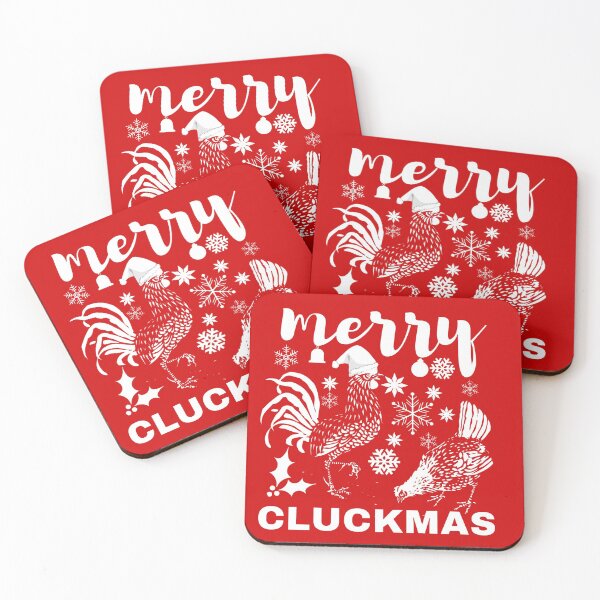 Item preview, merry cluckmas, funny christmas designed and sold by Salwastore.
