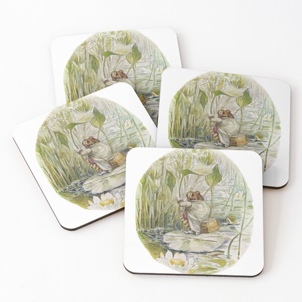 Item preview, Beatrix Potter Vintage Mr. Jeremy Fisher Frog on Lilly Pad  Illustration  designed and sold by Pinkmagenta.