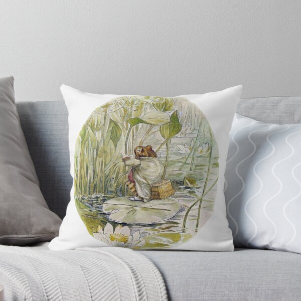 Item preview, Beatrix Potter Vintage Mr. Jeremy Fisher Frog on Lilly Pad  Illustration  designed and sold by Pinkmagenta.