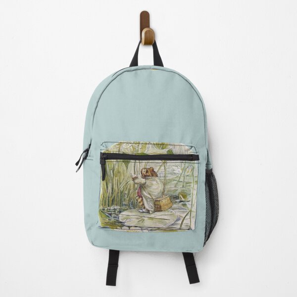 Item preview, Beatrix Potter Vintage Mr. Jeremy Fisher Frog on Lilly Pad Illustration designed and sold by Pinkmagenta.