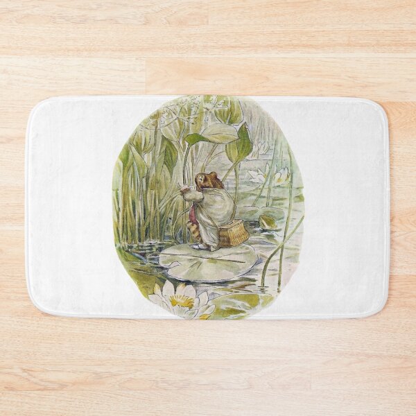 Item preview, Beatrix Potter Vintage Mr. Jeremy Fisher Frog on Lilly Pad  Illustration  designed and sold by Pinkmagenta.