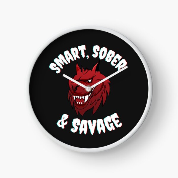 Item preview, Smart, Sober and Savage - Addiction Recovery, Sobriety, 12 Steps, Alcoholics Anonymous designed and sold by SoberJen.