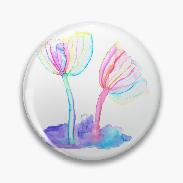Item preview, Watercolor Mushrooms (Rainbow Coprinoids) designed and sold by RoxyTocin.