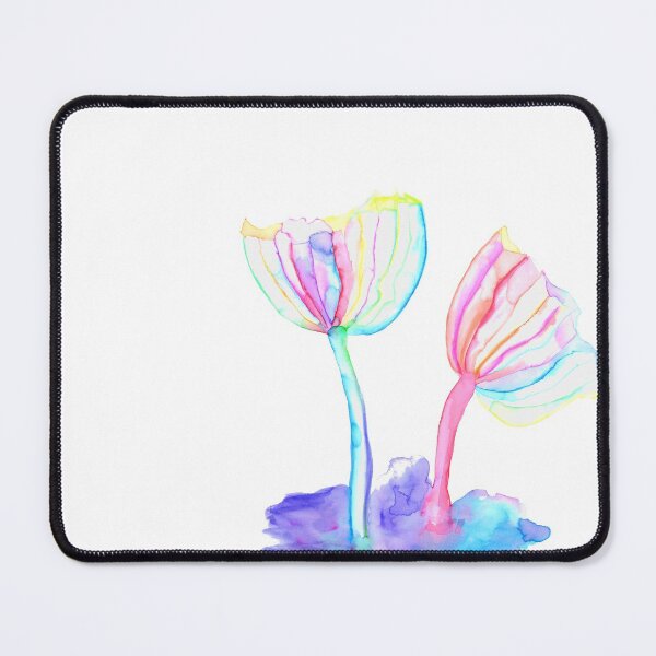 Item preview, Watercolor Mushrooms (Rainbow Coprinoids) designed and sold by RoxyTocin.