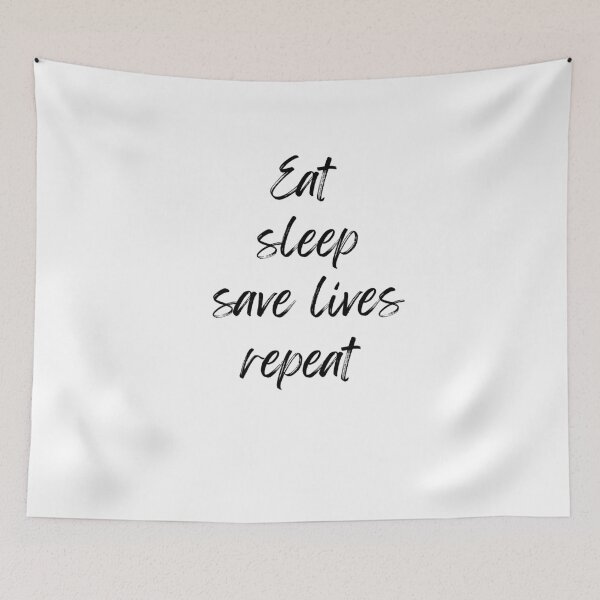 Item preview, Eat sleep save lives repeat, keep calm and save lives, nurse,  designed and sold by oufa.