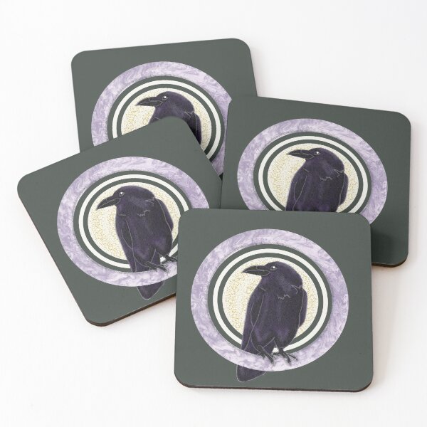 Item preview, Raven Perched on Marble designed and sold by Kaydee Mick.