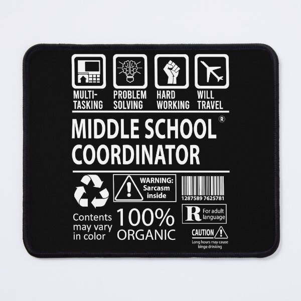 Item preview, Middle School Coordinator T Shirt - MultiTasking Certified Job Gift Item Tee designed and sold by andahanson.