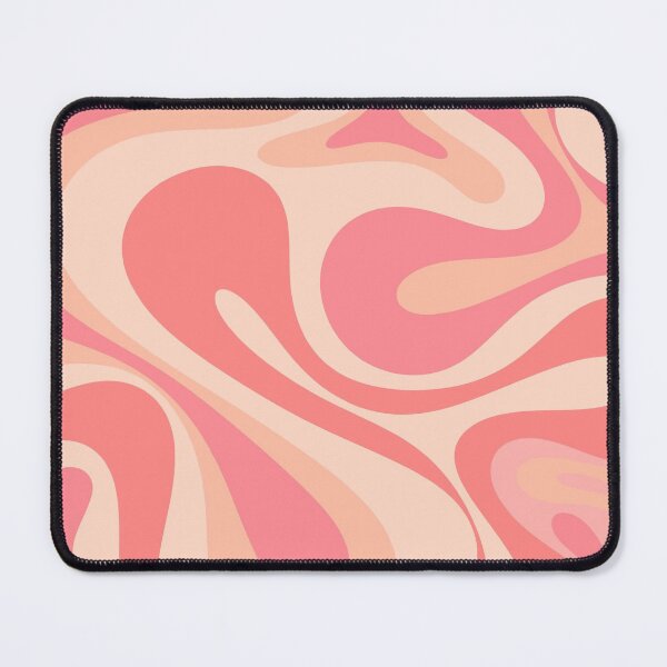 Item preview, Mod Swirl Retro Abstract Pattern in Pink and Blush designed and sold by kierkegaard.