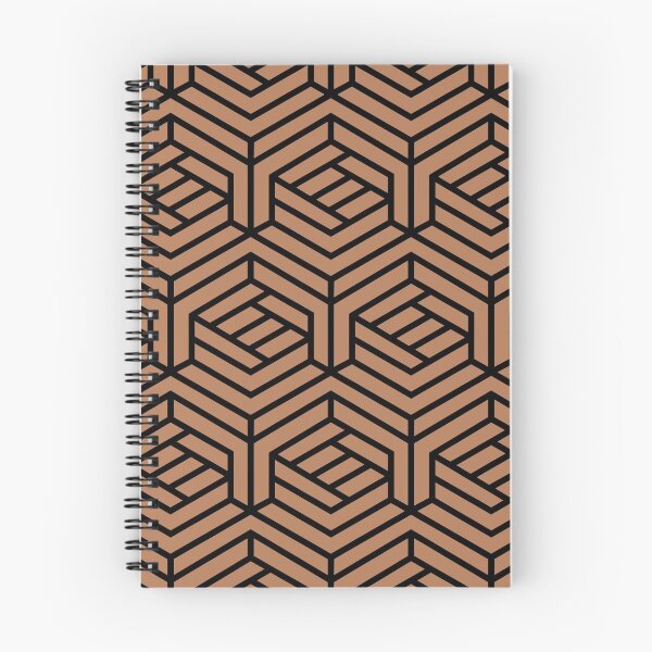 Item preview, Black and Clay Brown Cube Shape Pattern Pairs Diamond Vogel 2022 Popular Colour Semolina 1011 designed and sold by ColorOfTheYears.