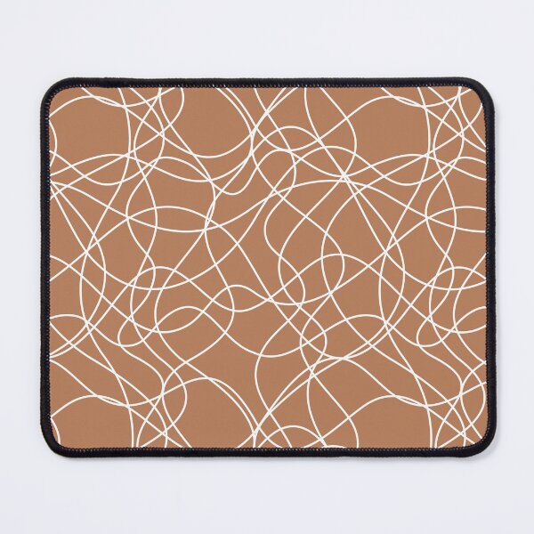 Item preview, Clay Brown and White Scribble Mosaic Pattern Pairs Diamond Vogel 2022 Popular Colour Semolina 1011 designed and sold by ColorOfTheYears.