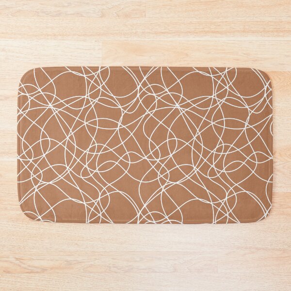 Item preview, Clay Brown and White Scribble Mosaic Pattern Pairs Diamond Vogel 2022 Popular Colour Semolina 1011 designed and sold by ColorOfTheYears.