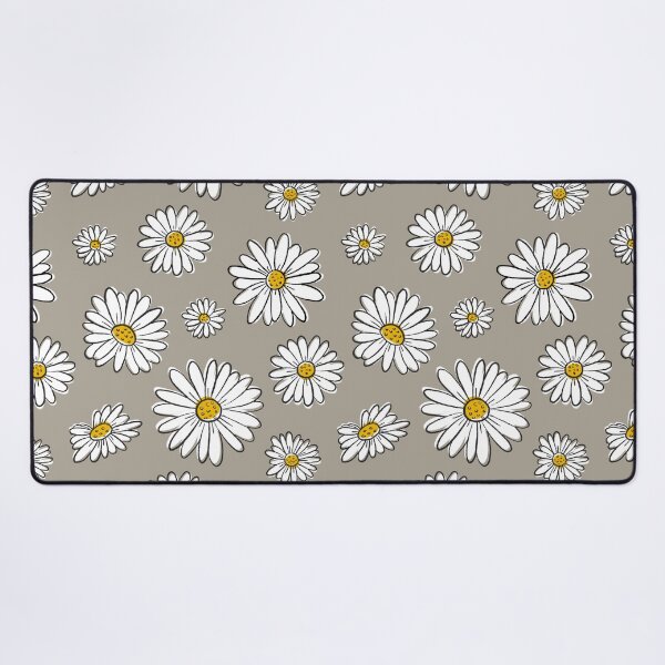 Item preview, Daisies on Gray designed and sold by latheandquill.