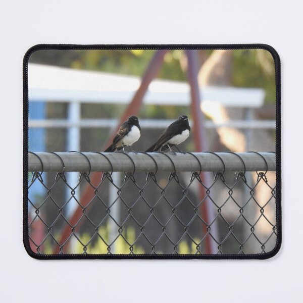Item preview, Willy Wag Tails on Fence designed and sold by BushBirdPhotos.