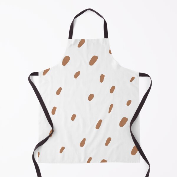 Item preview, Clay Brown and White Blot Spots Dot Pattern Pairs Diamond Vogel 2022 Popular Colour Semolina 1011 designed and sold by ColorOfTheYears.