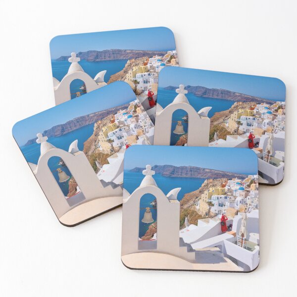 Item preview, View of Oia town in Santorini island designed and sold by vuelo.