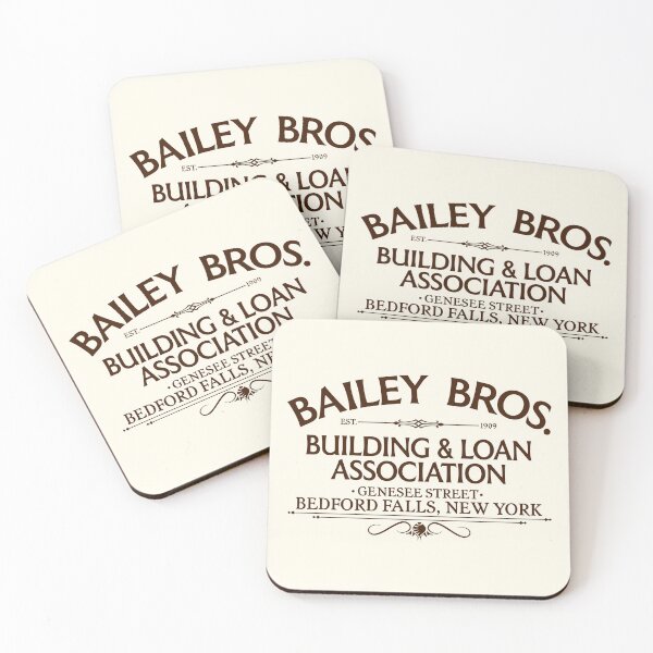 Item preview, Bailey Bros Building & Loan Bedford Falls, NY designed and sold by ourkid.
