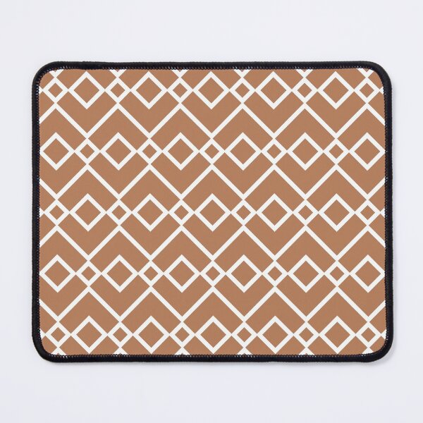 Item preview, Clay Brown and White Tessellation Pattern 23 Pairs Diamond Vogel 2022 Popular Colour Semolina 1011 designed and sold by ColorOfTheYears.