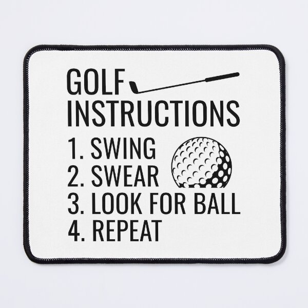 Item preview, Golf Instructions designed and sold by cherrific.