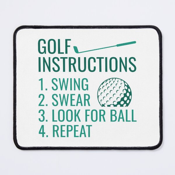 Item preview, Golf Instructions designed and sold by cherrific.