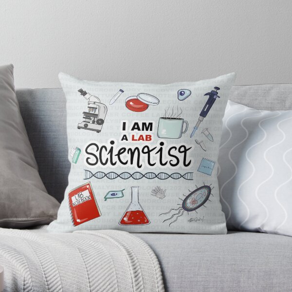 I am a Scientist Throw Pillow