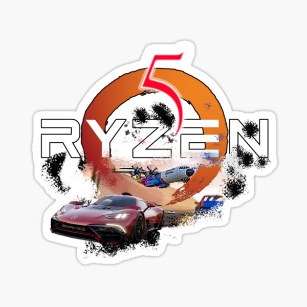 Ryzen 5 Forza 5 Sticker By Maximilianmuler Redbubble 4407