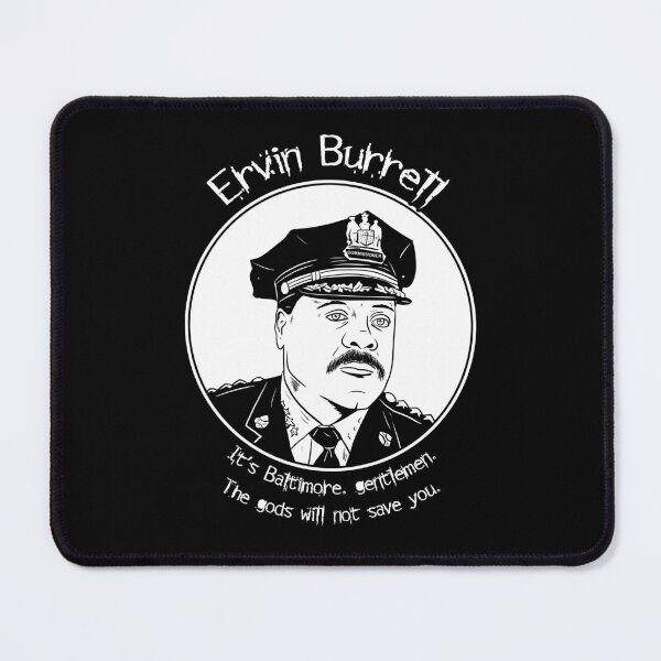 Item preview, Ervin Burrell - The Wire designed and sold by blacksnowcomics.