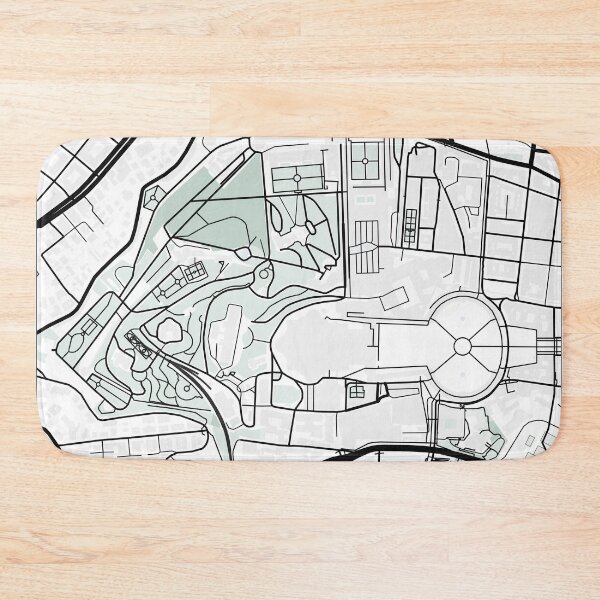 Item preview, Vatican City map Scandinavian style designed and sold by DesireeVDA.