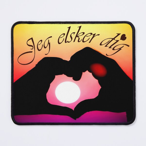 Item preview, Jeg elsker dig ( I love you in Danish) - Pop art designed and sold by Yamy Morrell Art and Design.