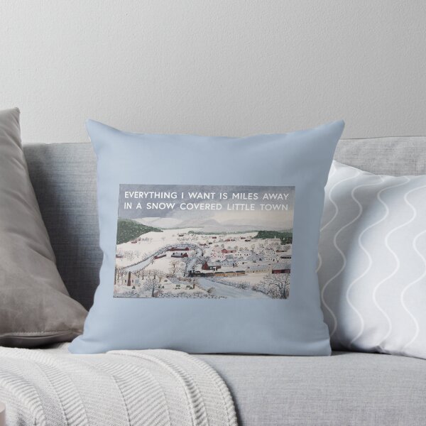 Item preview, snow covered little town designed and sold by tswiftarthist.