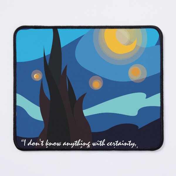 Item preview, Starry Night (quote) - Art is life. designed and sold by TheQuirkySide.