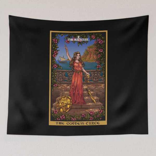 Item preview, The Goddess Circe The Magician Tarot Card designed and sold by TheGhoulishGarb.